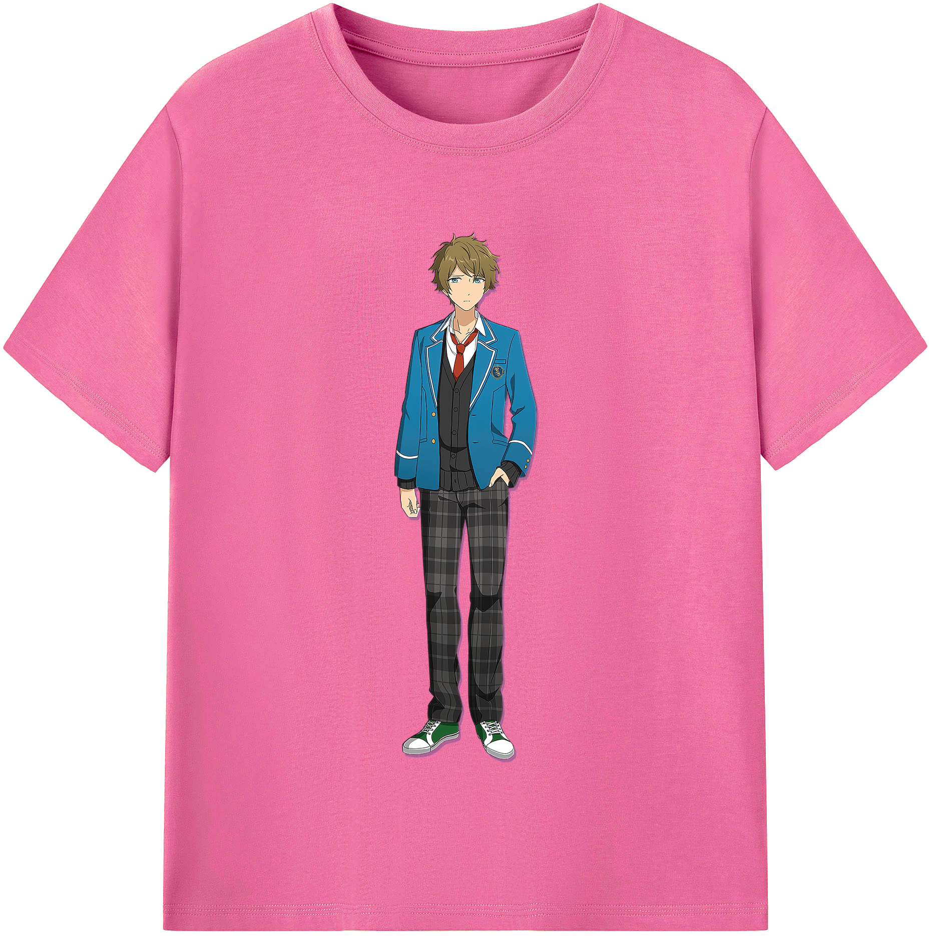 （画像用） あんさんぶるスターズ! Ensemble Stars レディースカジュアルプリントTシャツ（綿100％）